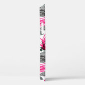 Waterverf en inktafbeelding van rode bloem met Case-Mate iPhone case (Achterkant / Rechts)
