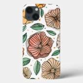 Waterverf- en inktbloemen -  palet Case-Mate iPhone case (Achterkant)