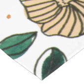 Waterverf- en inktbloemen -  palet tafelkleed (Gekanteld)