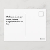 Waterverf en inktcultuur briefkaart (Achterkant)