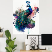 Waterverf en inktcultuur poster (Thuiskantoor)