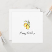 Waterverf- en inktlemmetjes kaart (Voorkant / Achterkant in situ)