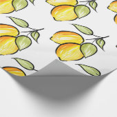 Waterverf- en inktpatronen cadeaupapier (Hoek)