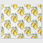 Waterverf- en inktpatronen cadeaupapier (Vlak)