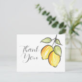 Waterverf- en inktpatronen Hartelijk dank Bedankkaart (Staand voorkant)