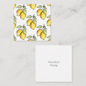 Waterverf- en inktpatronen notitiekaartje (Voorkant / Achterkant)