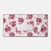 Waterverf- en inktpatroon in poedervorm bureaumat (Keyboard & Muis)