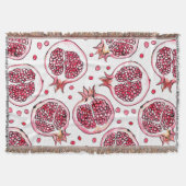 Waterverf- en inktpatroon in poedervorm deken (Voorkant)