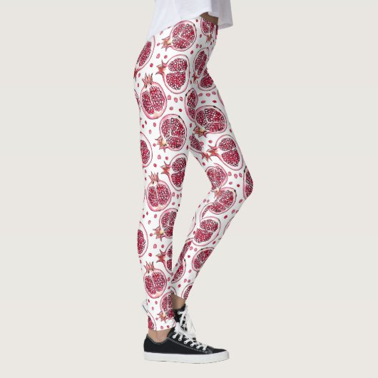 Waterverf- en inktpatroon in poedervorm leggings (Rechts)