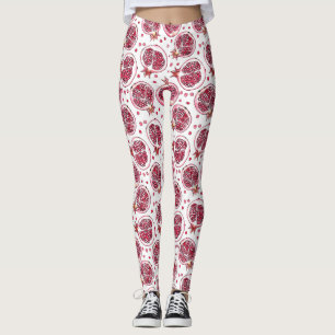 Waterverf- en inktpatroon in poedervorm leggings