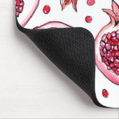 Waterverf- en inktpatroon in poedervorm muismat (Hoek)