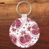 Waterverf- en inktpatroon in poedervorm sleutelhanger (Voorkant)