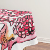 Waterverf- en inktpatroon in poedervorm tafelkleed (Voorbeeld)