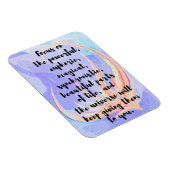 Waterverf en kalligrafie Wet van de attractie Quot Magneet (Rechterzijde)