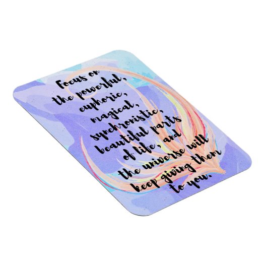 Waterverf en kalligrafie Wet van de attractie Quot Magneet (Rechterzijde)