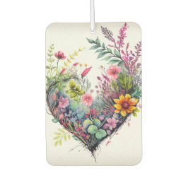  waterverf en liefde voor het hart luchtverfrisser