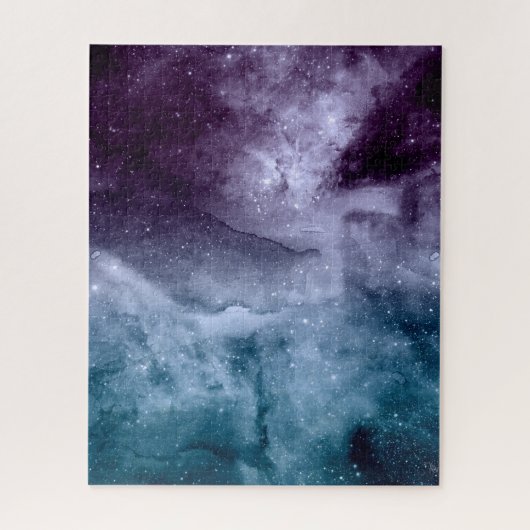 Waterverf en nebula abstract ontwerp legpuzzel (Verticaal)