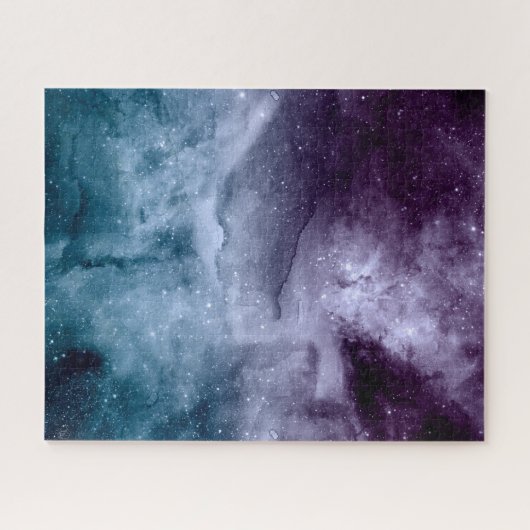 Waterverf en nebula abstract ontwerp legpuzzel (Horizontaal)
