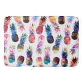 Waterverf en Nebula Ananassen Illustratie Badmat (Voorkant)