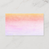 Waterverf en Orchideeën Evenementen Stijl Beauty D Visitekaartje (Achterkant)