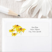 Waterverf en Pen Black Eyed Susan Etiket (Insitu)