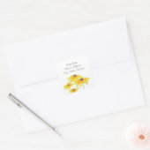 'Waterverf en pen Black Eyed Susan' labels (Envelop)