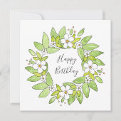 Waterverf en pen kaart (Voorkant)