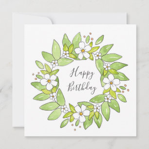 Waterverf en pen kaart