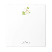 Waterverf en pen Magnolia Flower Notitieblok (Voorkant)