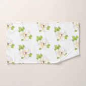 Waterverf en Pen Magnolia Flower Pattern Bad Handdoek (Handdoek)