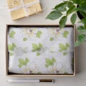 Waterverf en Pen Magnolia Flower Pattern Tissuepapier (Geschenk)