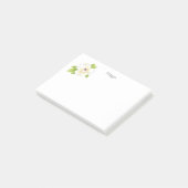 Waterverf en pen Magnolia Flower Post-it Notes (Schuin)