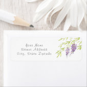 Waterverf en Pen Wisteria Etiket (Insitu)