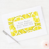 Waterverf- en penliezen rechthoekige sticker (Envelop)