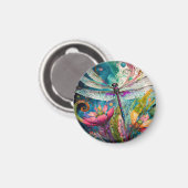 Waterverf en penmagneet Dragonfly Magnet (Voorkant / Achterkant)
