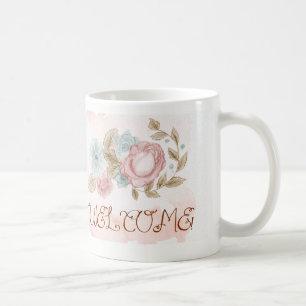 Waterverf en potlood Welkom Koffiemok
