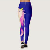 Waterverf- en radiogolven leggings (Achterkant)