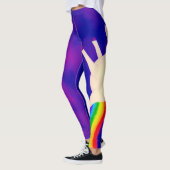 Waterverf- en radiogolven leggings (Links)