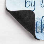 Waterverf en typografie We verhogen door anderen o Muismat (Hoek)