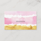 Waterverf en Visitekaartjes voor interieurontwerp  (Voorkant)