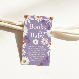 Waterverf- en vlinderboeken voor Baby Informatiekaartje