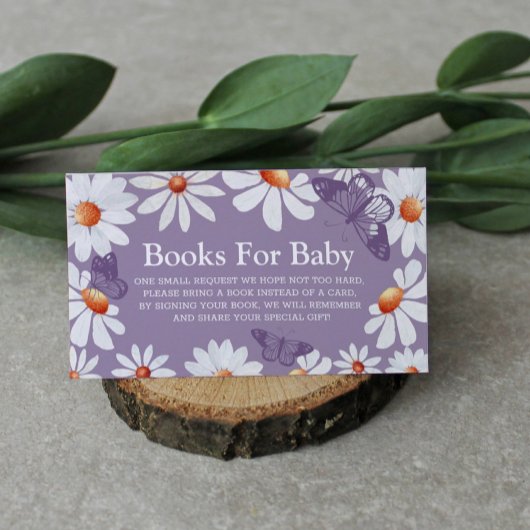 Waterverf- en vlinderboeken voor Baby Informatiekaartje