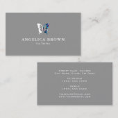 Waterverf en witte vlinder visitekaartje (Voorkant / Achterkant)