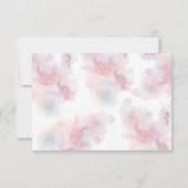 Waterverf Enchanted Castle antwoordkaarten RSVP (Achterkant)