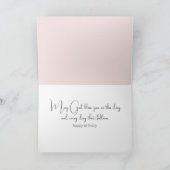 Waterverf engel meisje voor kleindochter's verjaar kaart (Binnen)