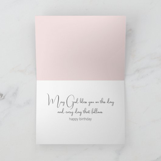 Waterverf engel meisje voor kleindochter's verjaar kaart (Binnen)