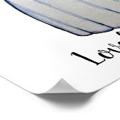 Waterverf engel met regenboogvleugels die een boek poster (Hoek)