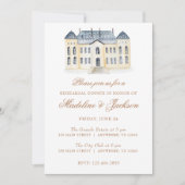 Waterverf Engels Manor Estate repetitie diner Kaart (Voorkant)