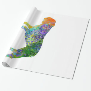 Waterverf Engelse Bulldog Art Waterverf Lover Cadeaupapier