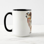 Waterverf Engelse herder Mok (Links)